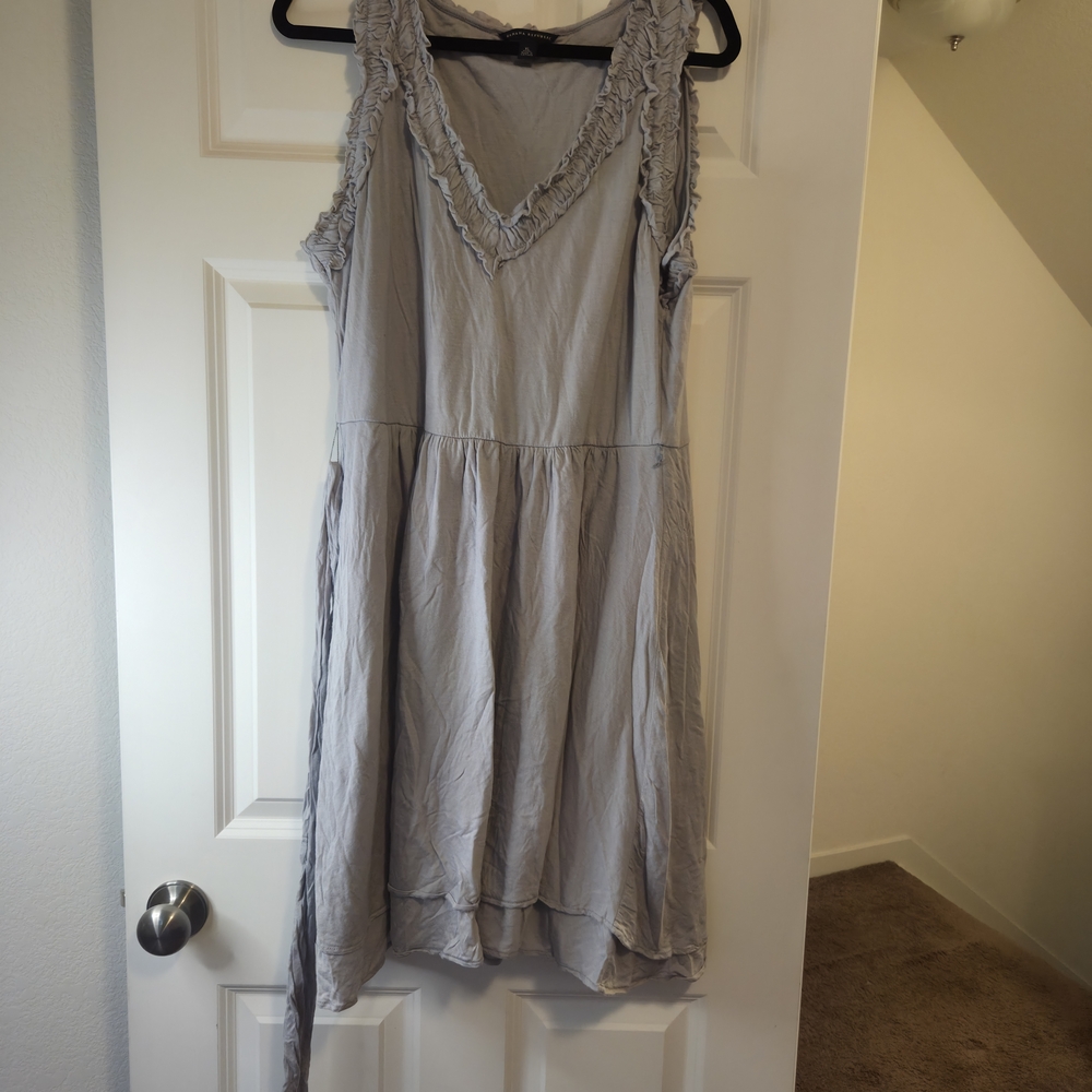 Banana Republic Gray Sleeveless Asymmetrical Sundress